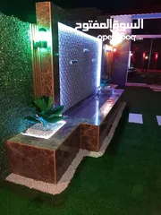  21 بناء شلالات هندسيه للحدائق والشاليهات