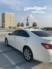  5 لكزس es350 موديل 2007 للبيع لون أبيض وداخلية بيج حالته جيده