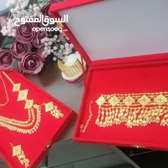  2 فضه اصليه عمانيه مرشوش ذهب اصلي خالص عيار21. عليه ضمان