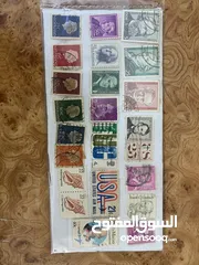  16 طوابع بريدية