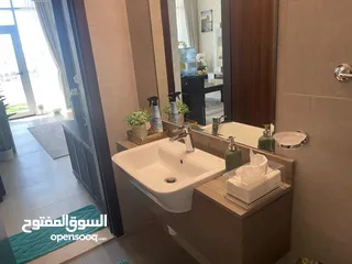  12 لليجار شقه غرفه وصاله مفروشه فرش فندقي في الفرجان Flat for rent in furjan 1bhk with 2 washroom