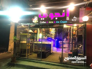  1 محل قهوة للبيع