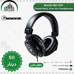  1 سماعة هدفون اصلي ماكيMackie MC-100 Professional Closed-Back Headphones
