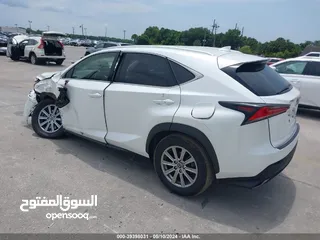  4 لكزس NX 300 ابيض مجمرك بحالتها