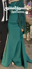 1 فستان زيتي تركي بسعر مغري