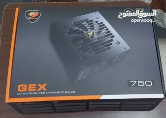  1 Used Cougar GEX 750W Fully Modular PSU (80plus Gold) for sale