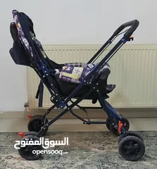  1 عرباية اطفال وسرير