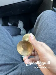  9 4قطع نحاس جميله ثقيله اصلي للبيع