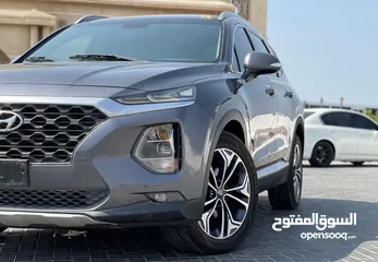  6 Hyundai santa fe خليجية فل ابشن