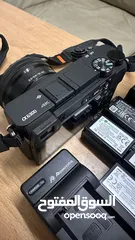  4 Sony 4K Mirrorless a6300 with 5 battery