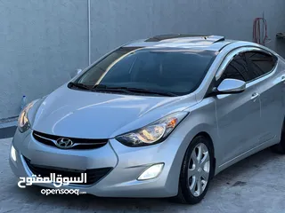  1 هيونداي افانتي md 2011 Tap اعلى مواصفات وارد كوري بحالة الوكالة