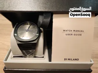  6 D1 MILANO BLACK EDITION ultrathin watche