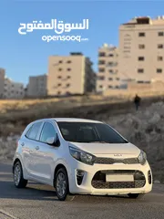  7 كيا بيكانتو موديل 2018 فحص كامل بحال الوكاله قير عادي ولا ملاحظه المواصفات بالوصف