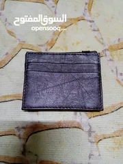  3 محفظة جلدية فاخرة وانيقة Massimo Dutti ماسيمو دوتي قابلة للطي لسحرية مصنوعة من الجلد الأصلي الطبيعي