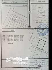  1 للبيع ارض في ولاية بركاء البدي جنوب الشارع العام وسطية ملاصقة استراحةً قائمه