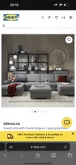  2 IKEA Sofa.