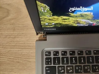  5 لابتوب توشيبا i7 مستعمل بحالة جيدة مواصفات ممتازة هاردسك 300 جيجا ومع بصمة وهاردسك 300 جيجا
