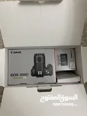  5 Canon 2000d camera