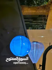  2 إضاءة طاقة معلقة