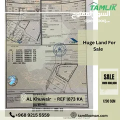  1 Huge Land For Sale In AL Khuwair REF 873KA
