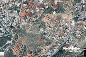  3 للبيع قطع أراضي سكنية داخل التنظيم في عين البستان الفوقا /حوض ضيف الله. تقع على شارعين وإطلالة كاشفة