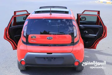  18 KlA SOUL +2015  سيارة كيا سول بلس2014 لون المرغوب بانوراما بصمة شاشه رادار حساسات  فل كامل رقم واحد