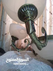  7 ثريا نحاس انتيك حجم كبير