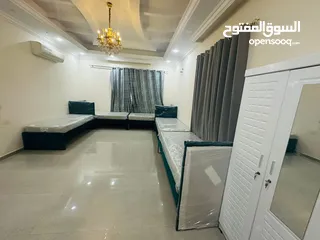  30 بدون عموله افخم سكن مشترك بنات وشباب في عجمان المويهات و الروضة شامل جميع الخدمات فرش جديد اول ساكن