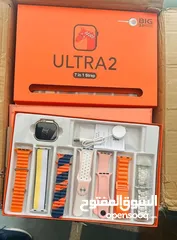  6 ساعة وحدة... و7 إطلالات! عرض جديد ولا أروع!  ساعة ذكية( ULTRA 2( 7 in 1 strap