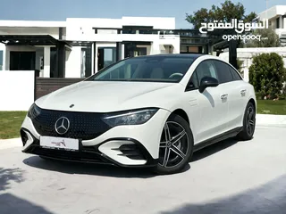  1 AED 3,920 PM  MERCEDES BENZ EQE 350   2023  BRAND NEW CAR  0% DOWNPAYMENT