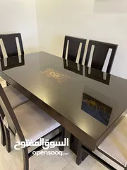  2 طاولة سفرة 6 كراسي