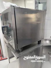  2 فرن راشونال 5 صواني مستعمل شبه جديدRational oven, 5 trays, used