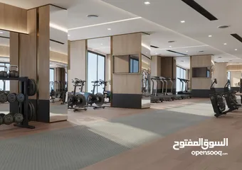  1 شقة تجمع بين الجمال المعماري والتصميم العصري بمساحة واسعة 2176 قدم وبمسبح خاص