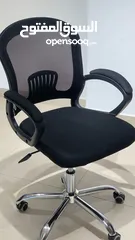  1 كرسي مكتبي شبكي كرسي طبي مريح للساعات الطويلة للمكاتب والشركات بافضل سعر ظهر متحرك عالي الجودة كروم