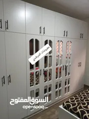  3 خزائن ملابس خشب لامنيت 18م حجم كبير قياس 320 عرض  ارتفاع 240 تفصيل حسب المقاس الون اختياري  كفاله خم