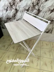  4 مكتب VOSMII، مكتب للكتابة، مكتب تعليمي، مكتب تدريب على الكمبيوتر، مكتب مستطيل قابل للطي، غرفة نوم ق