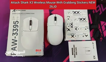  2 Ajazz AJ159 PRO, Attack Shark X3, X11, Razer Basilisk V3, مجموعة ماوسات إحترافية