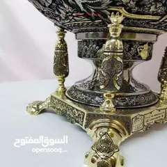  8 سماور الفحم النحاسية الفاخرة
