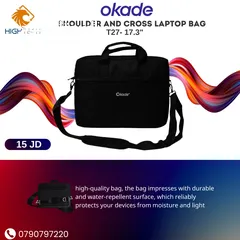  1 شنته كتف لابتوب اوكادي T-27-حجم 17.3" Okade Shoulder Laptop bag