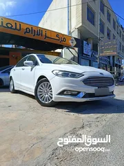  1 فورد فيوجن تيتانيوم 2018 Ford Fusion Titanium white  اعلى مواصفات نظيفه جدا استخدام شخصي ماشيه 96000