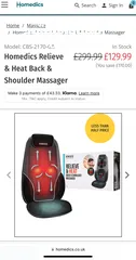  27 Total Recline Shiatsu Massage Cushion كرسي المساج متعدد الوضعيات