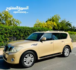  1 NISSAN PATROL LE 2012 MODEL GOLD GCC SPECS REF.5821