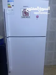 1 ثلاجة بيكو لون ابيض حجم عائلي