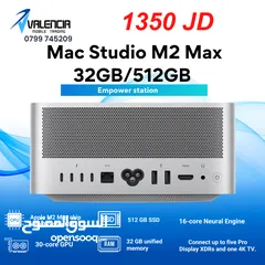  1 M2 Max 32GB/512GB ماك ستوديو ماكس / Mac Studio M2 Max Chip 32GB/512GGB