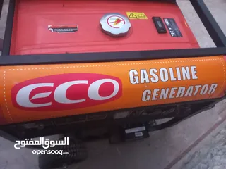  8 مولد كهرباء بنزين سته ونص كيلو بشتغل سوتش وحبل