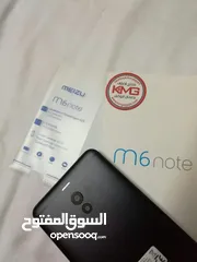  5 هاتف Meizu M6 Note  ( يعتبر زيرو  )  جهاز معدن بالكامل  تم الشراء من دبي