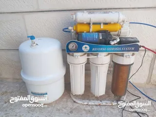  1 فلتر ماء بحاله ممتازه سبع مراحل تنقيه