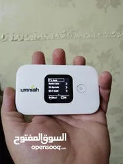  4 راوتر ماي فاي متنقل 4G يشغل كل الشبكات اورنج امنيه زين