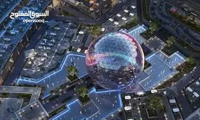  4 محل لقطة للبيع في اول مول تجاري مبني بفكرة ال sphere في مصر بعد تنفيذه في الولايات المتحدة واوروبا