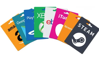  1 Gift cards  بطاقة هدايا والاشتراكات